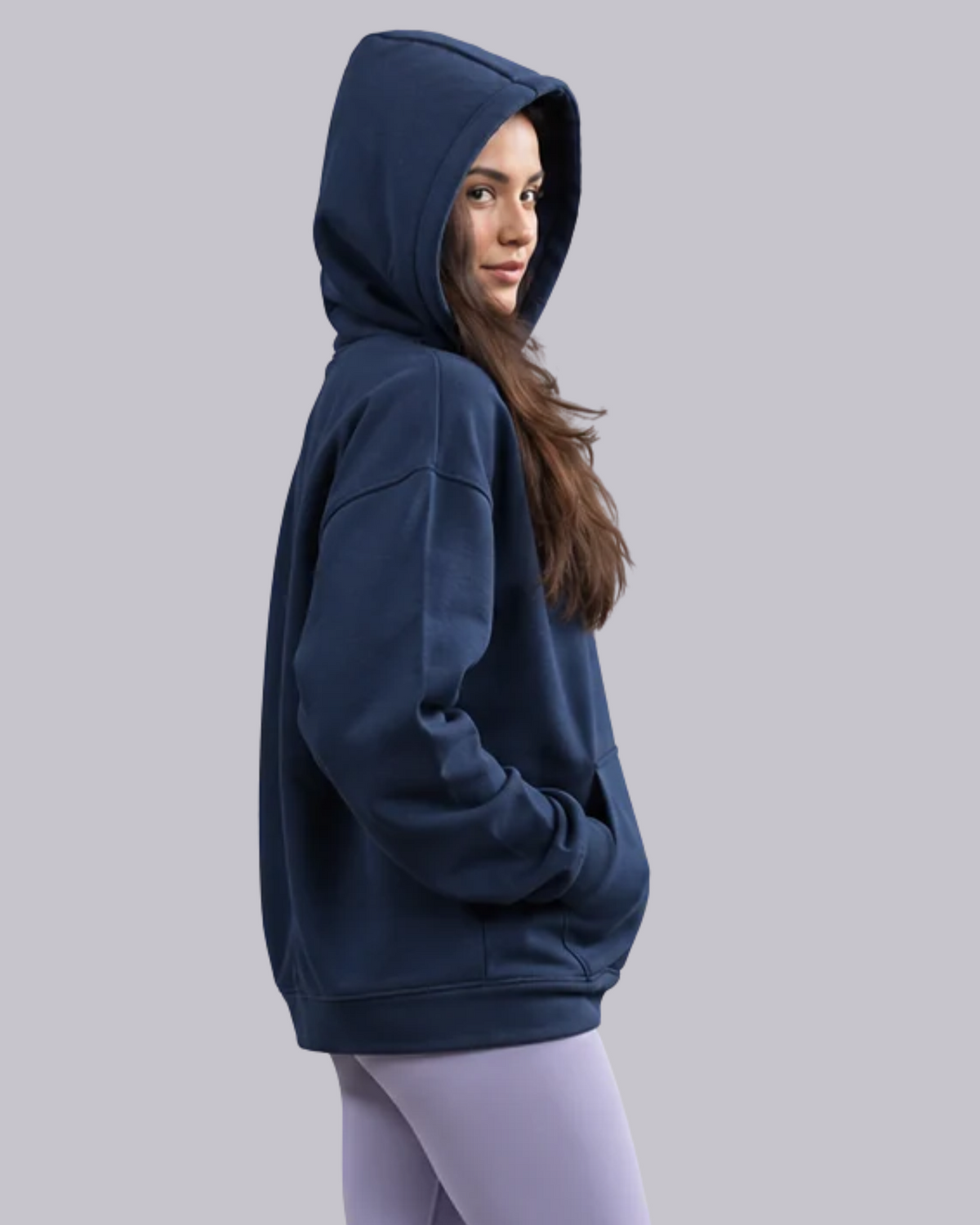 Oversized Drop Shoulders Hoodie