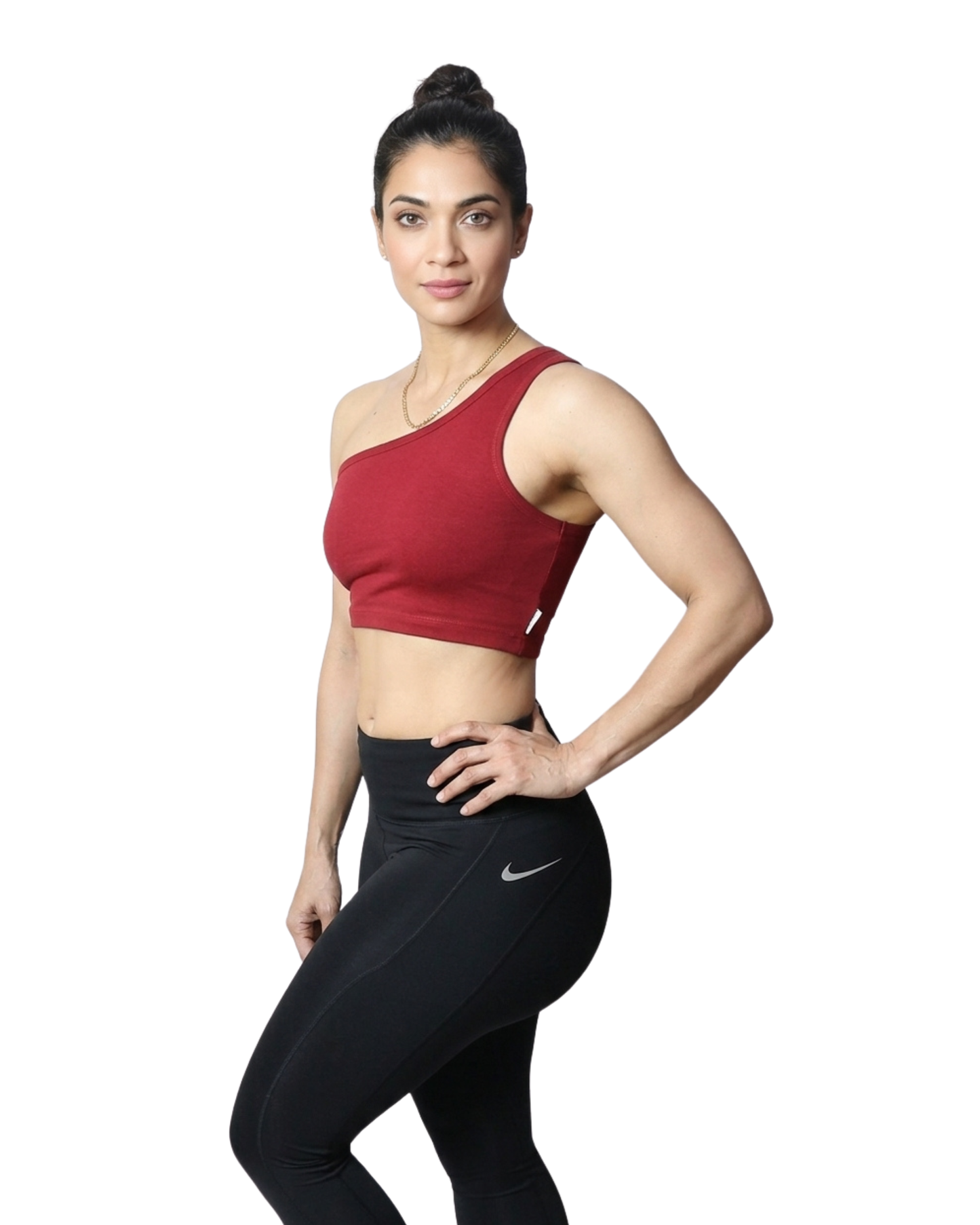 One Shoulder Crop Top