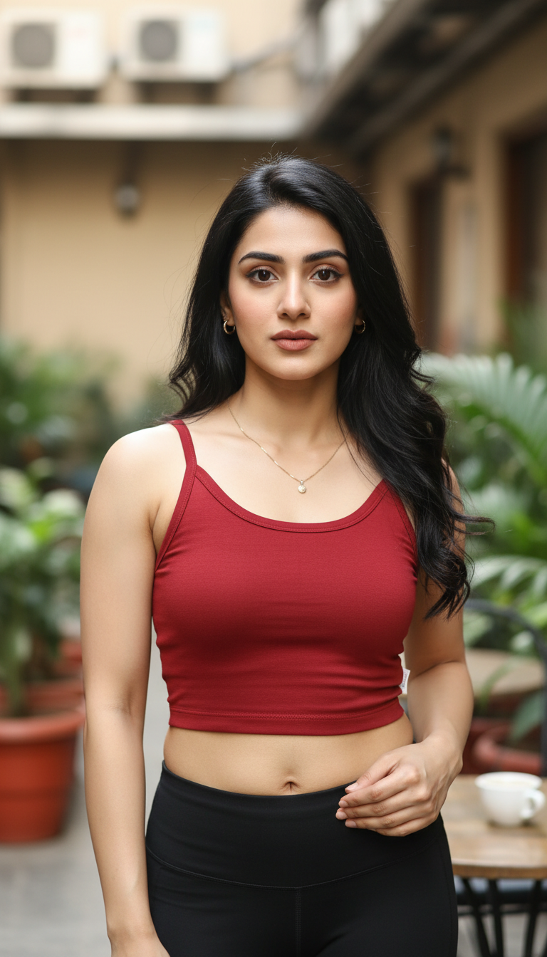 Cross Back Crop Top