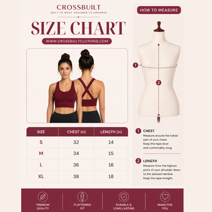 X Back Crop Top