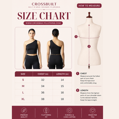 One Shoulder Crop Top