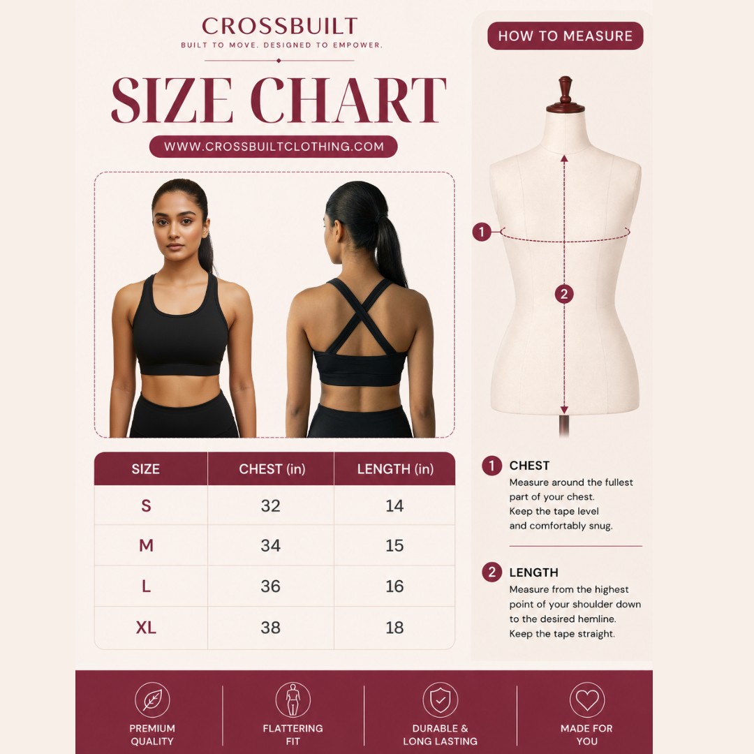X Back Crop Top