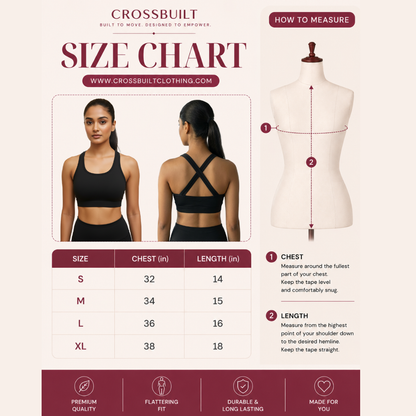 X Back Crop Top