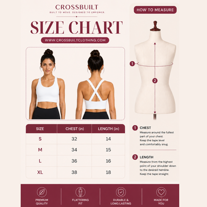 X Back Crop Top