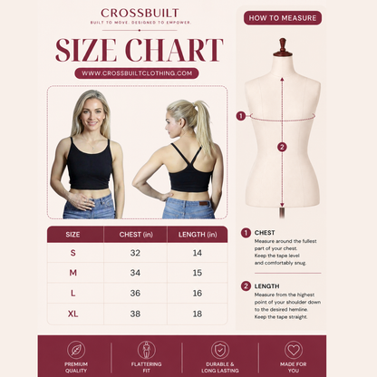 Cross Back Crop Top