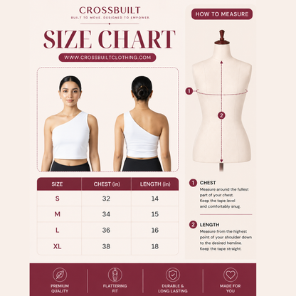 One Shoulder Crop Top