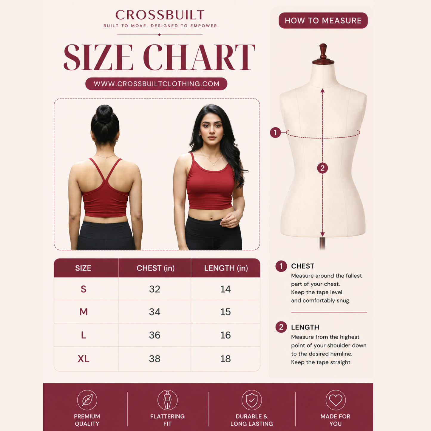Cross Back Crop Top