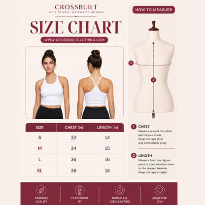 Cross Back Crop Top