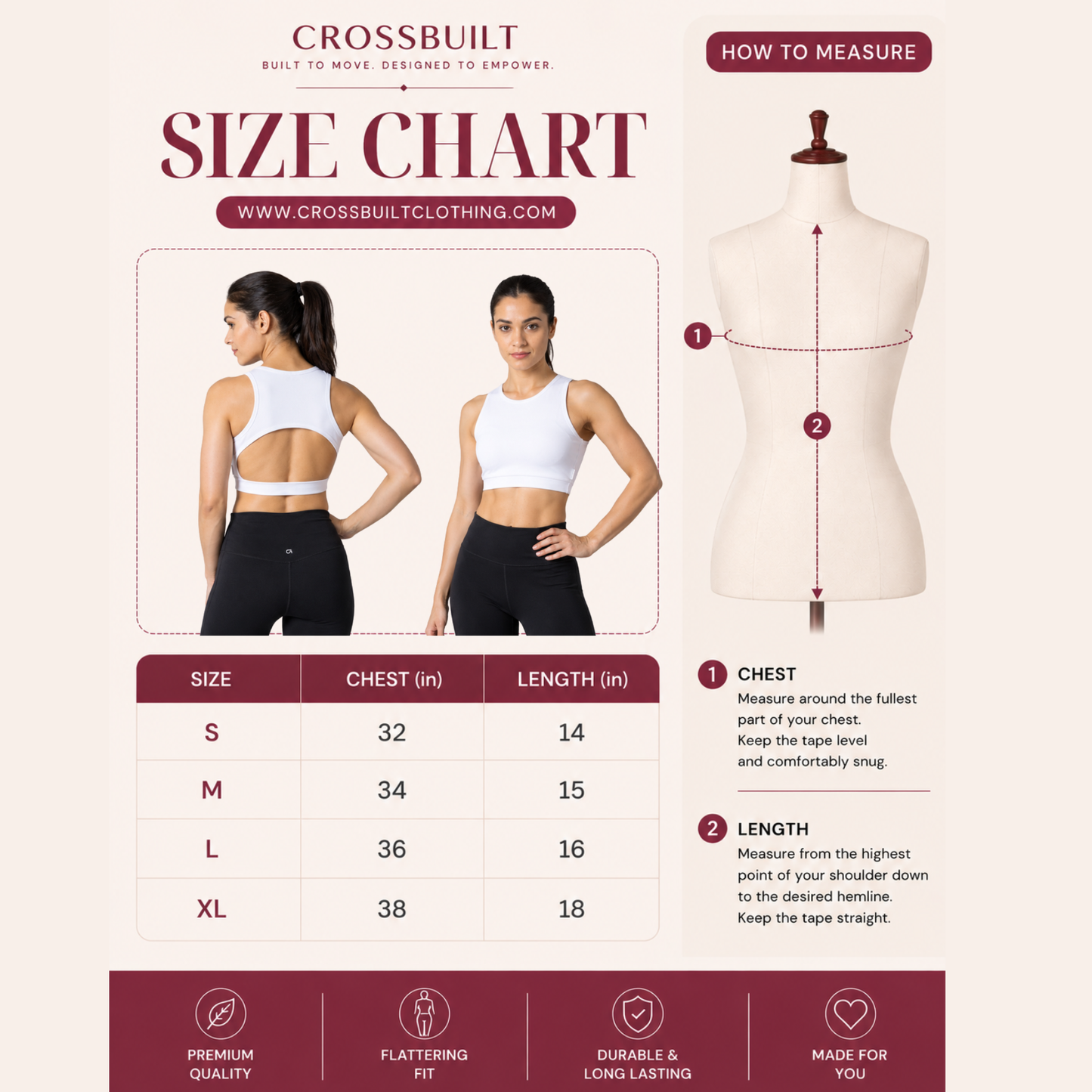 D Back Crop Top