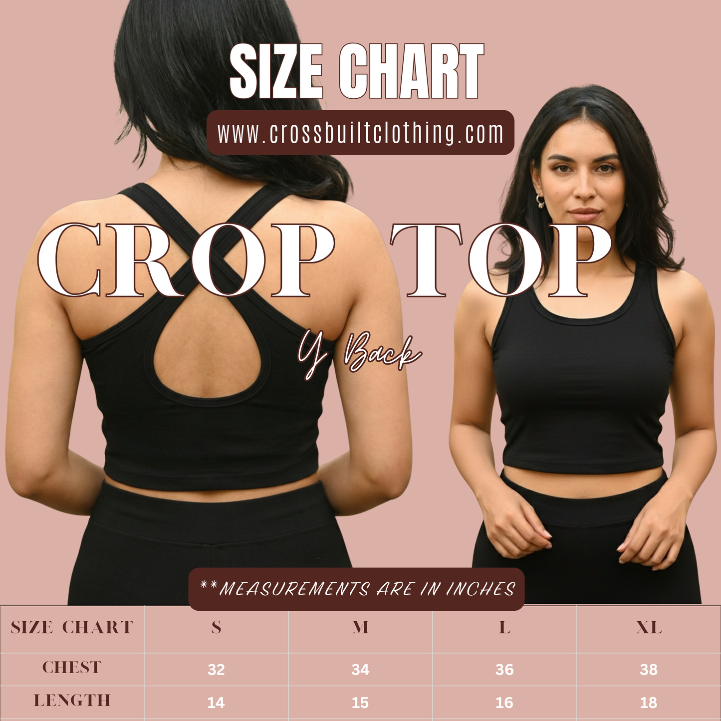Cross Back Crop top 101