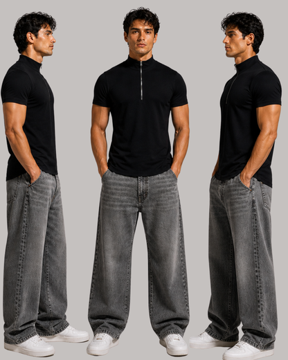 Polo Zippered Tee