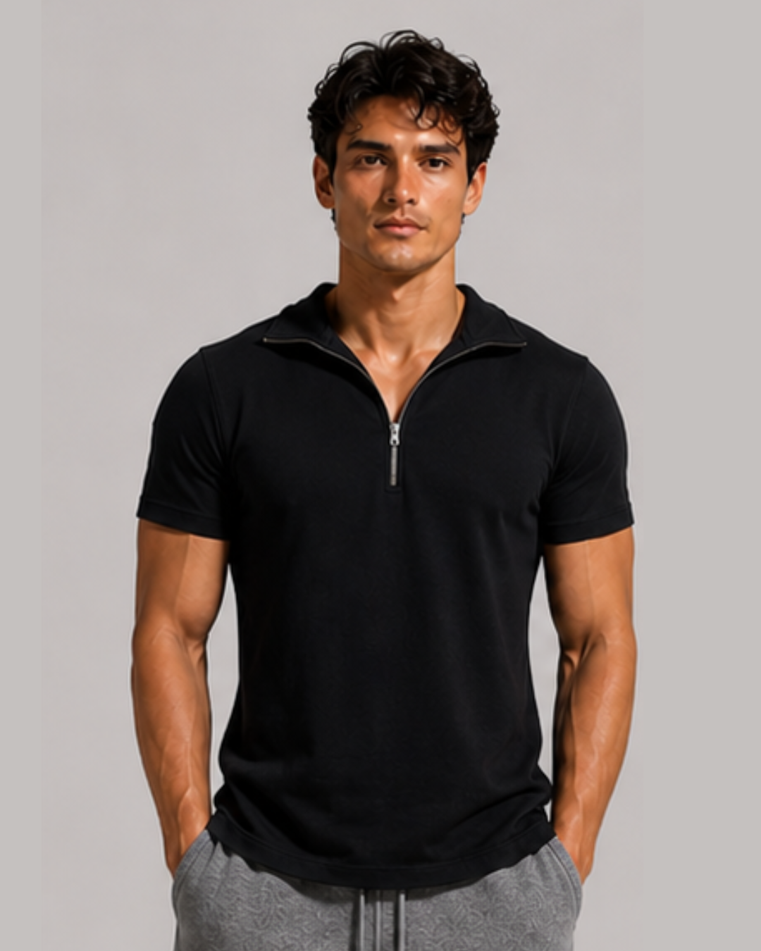 Polo Zippered Tee