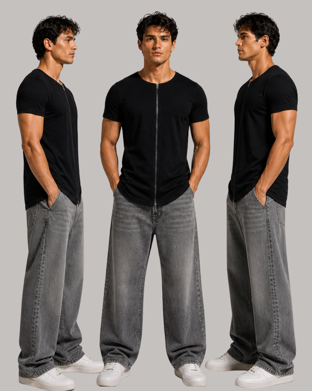 Full Zip Tee