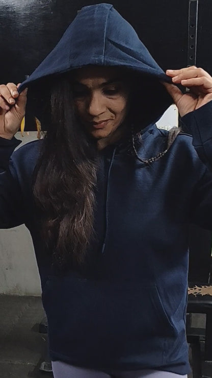 Oversized Drop Shoulders Hoodie