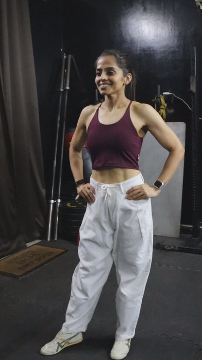 Pettle Back Crop top 101