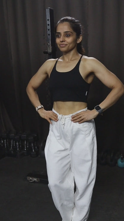 Pettle Back Crop top 101