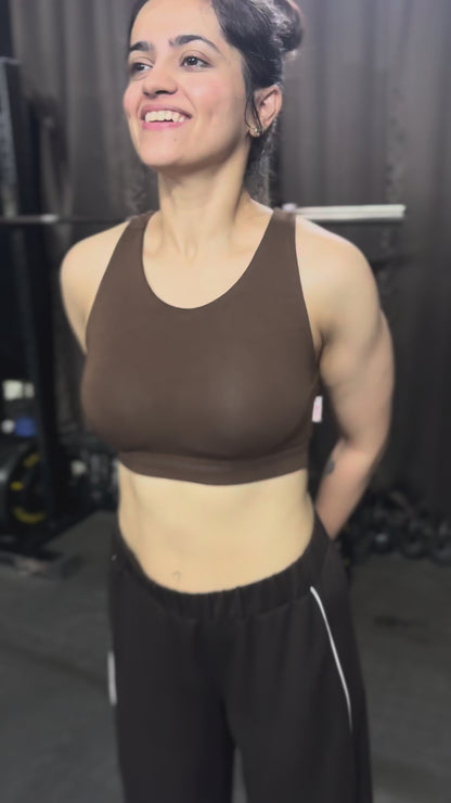 D Back Crop Top