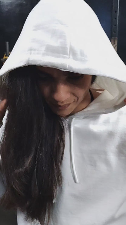 Oversized Drop Shoulders Hoodie