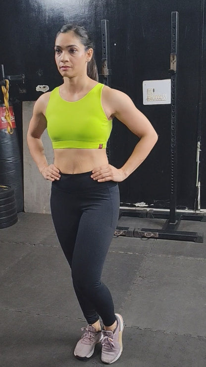 D Back Crop Top