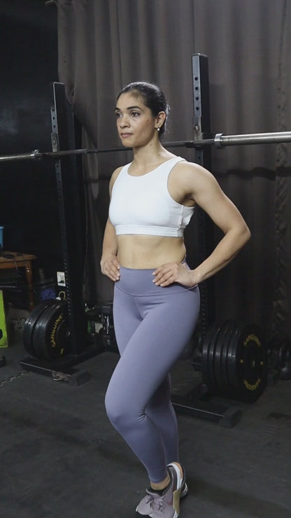 D Back Crop Top