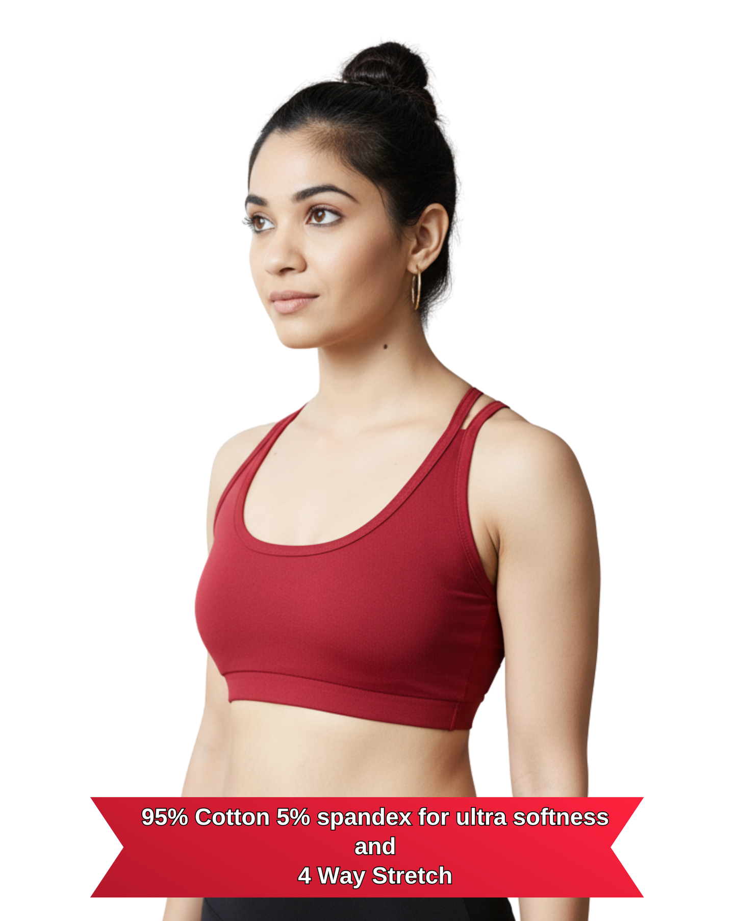 X Back Crop Top