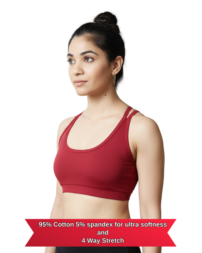 X Back Crop Top