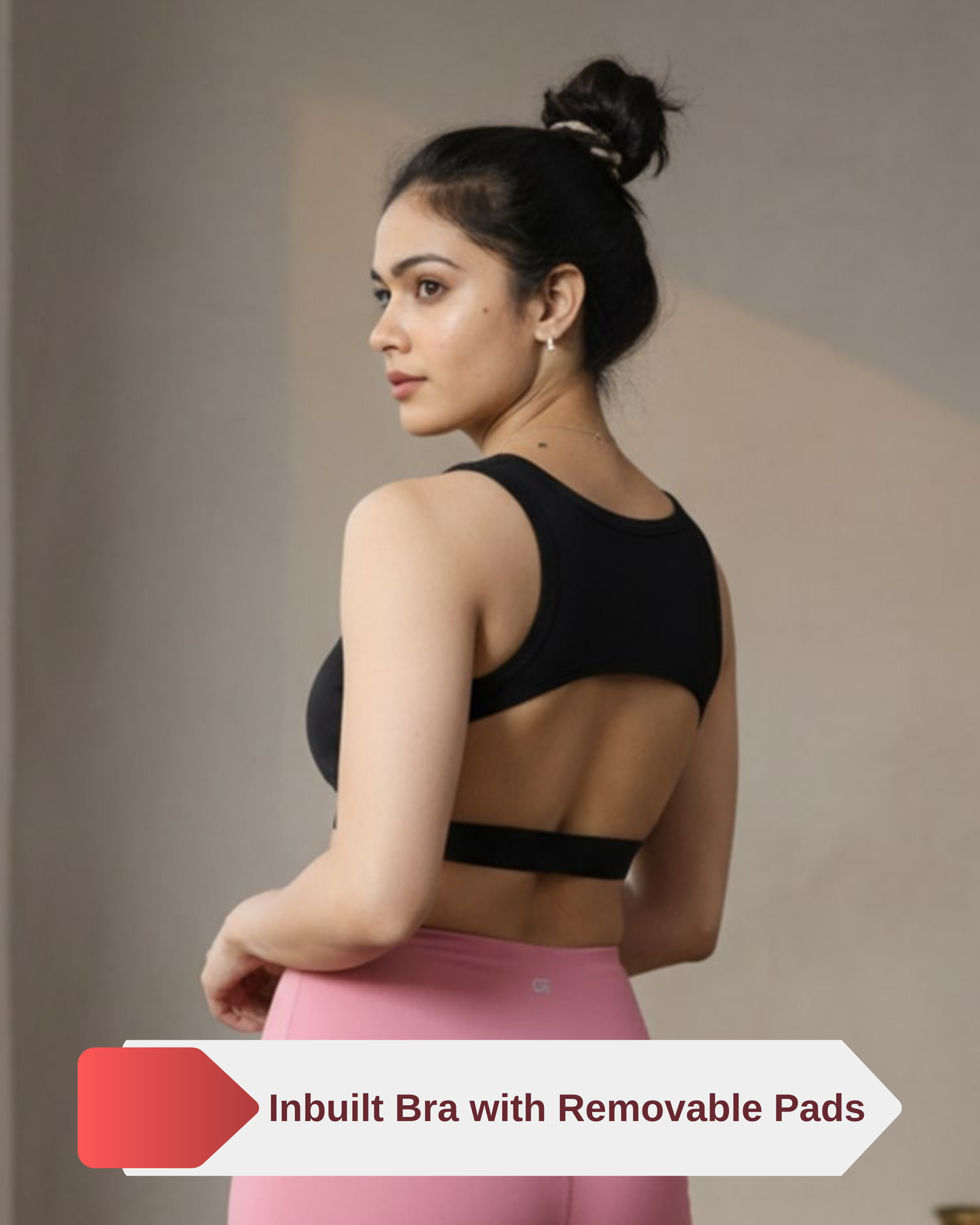 D Back Crop Top