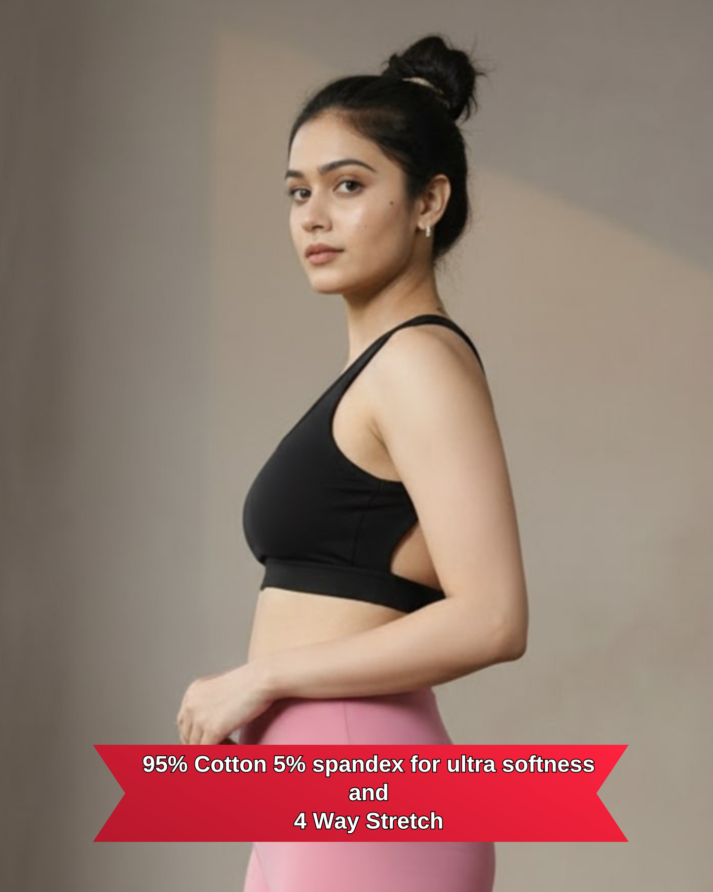D Back Crop Top