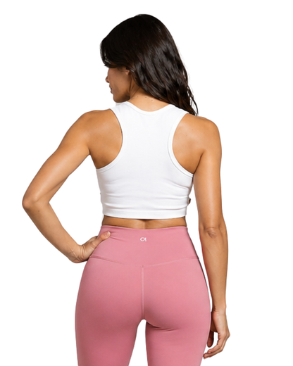 Racer Back Crop Top