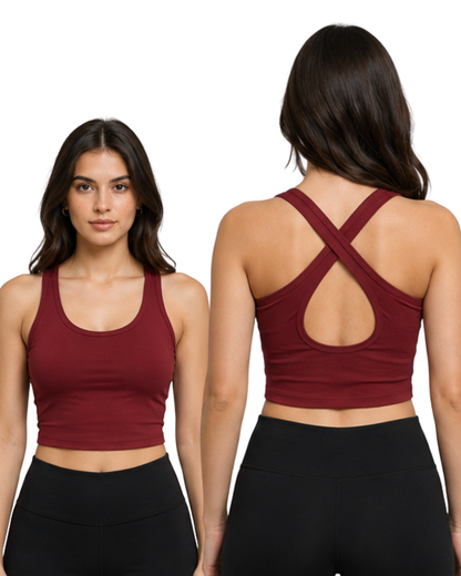 Cross Back Crop top 101