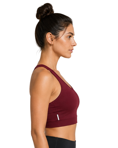 X Back Crop Top