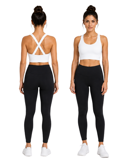 X Back Crop Top