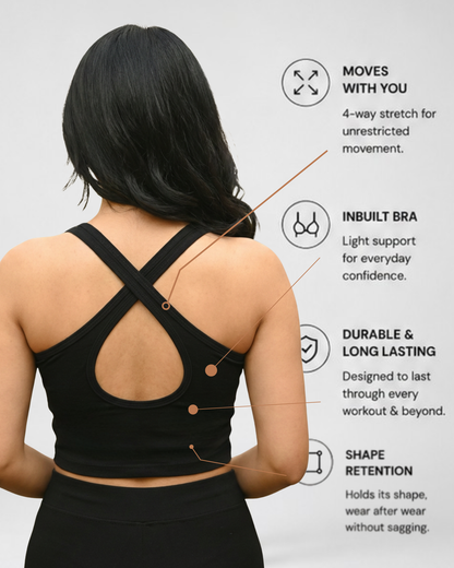 Cross Back Crop top 101