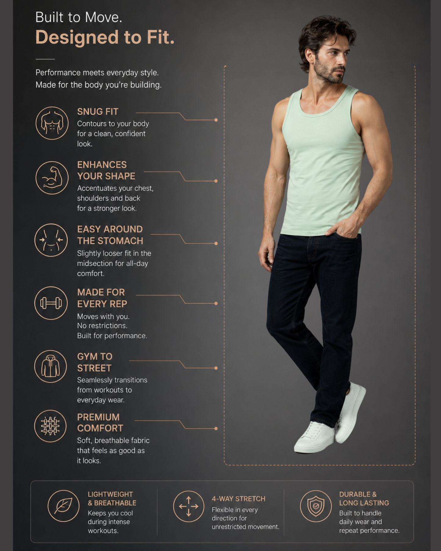 Round Neck Tank Top