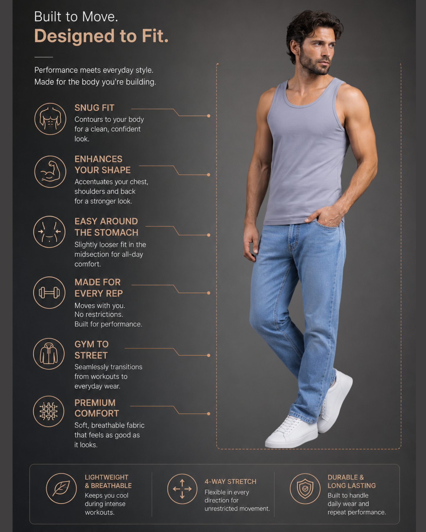 Round Neck Tank Top