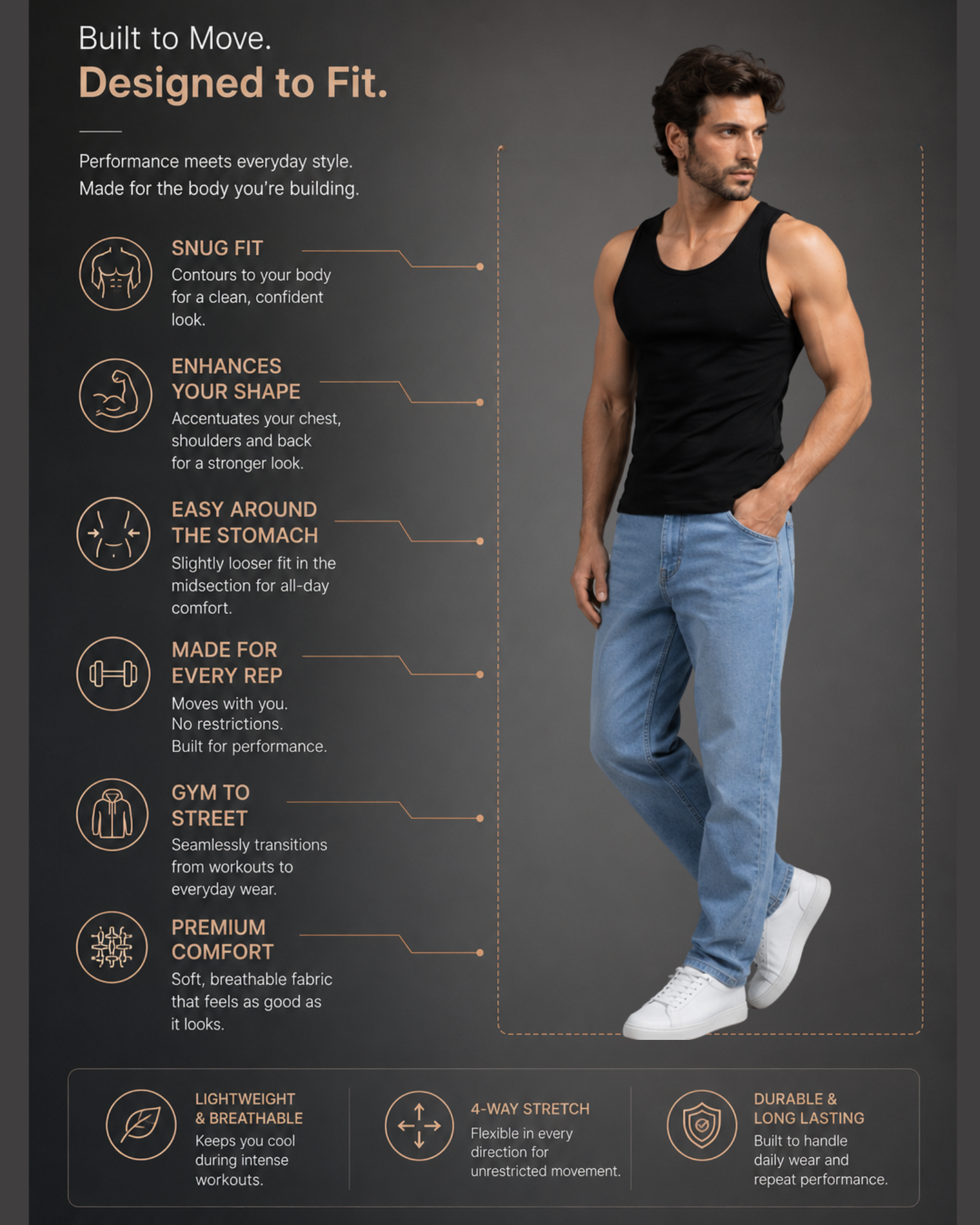 Round Neck Tank Top