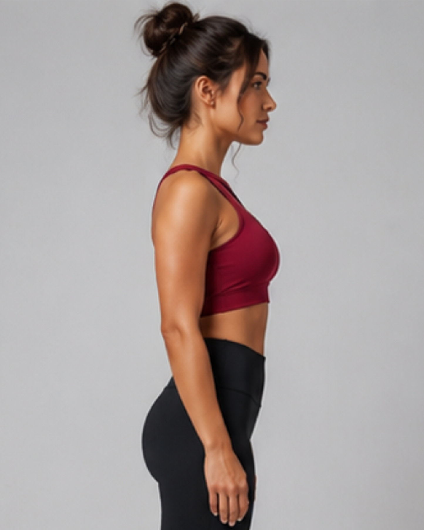 One Shoulder Two straps Crop Top