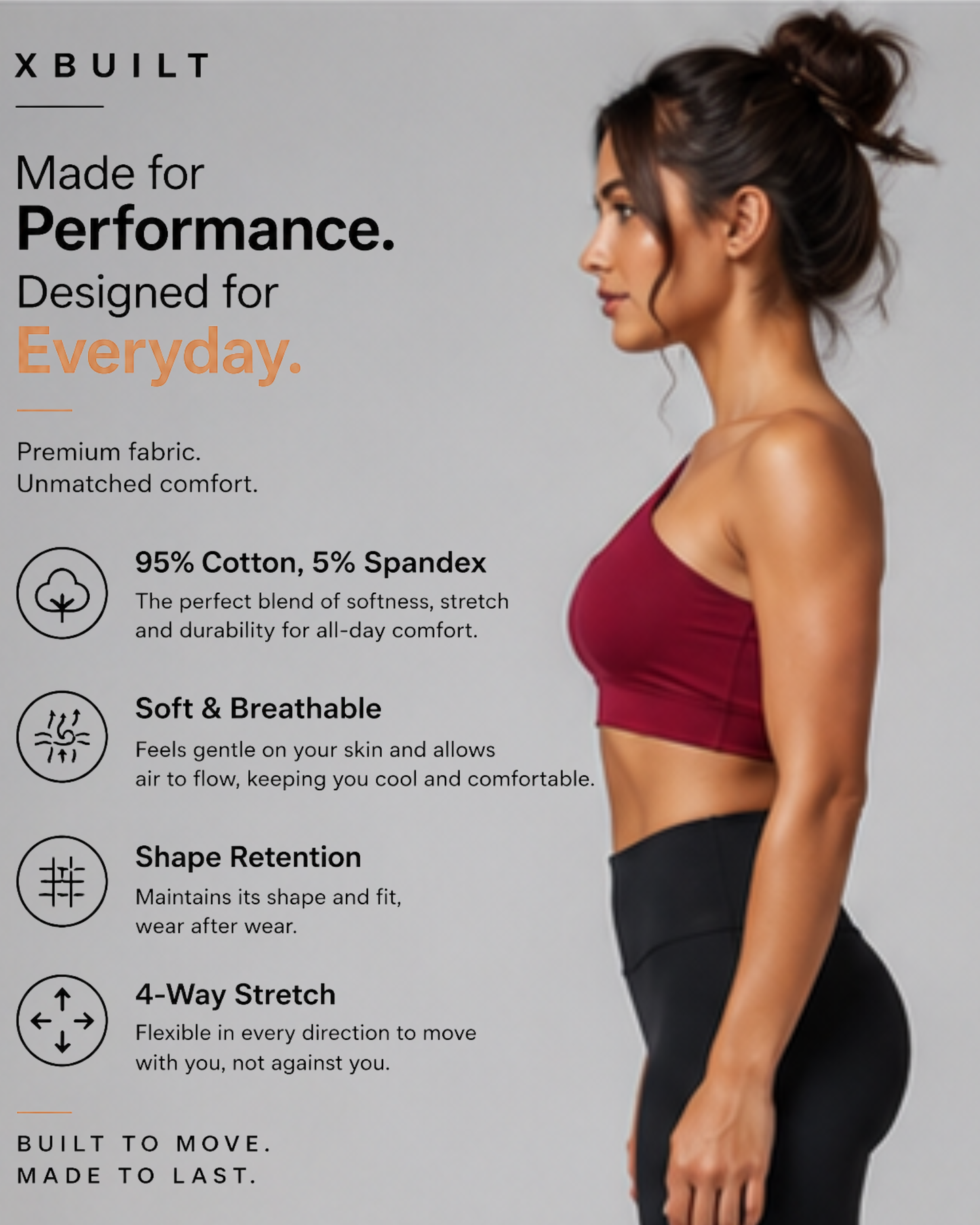 One Shoulder Two straps Crop Top