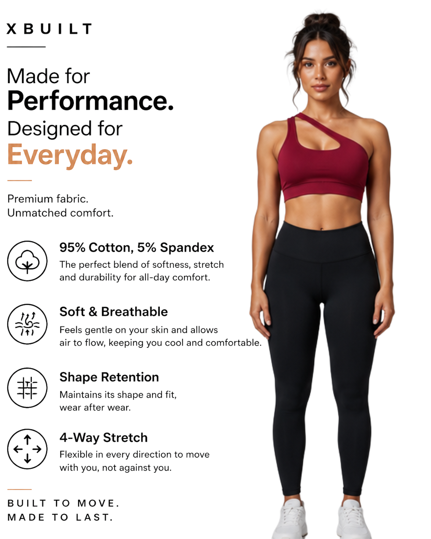 One Shoulder Two straps Crop Top