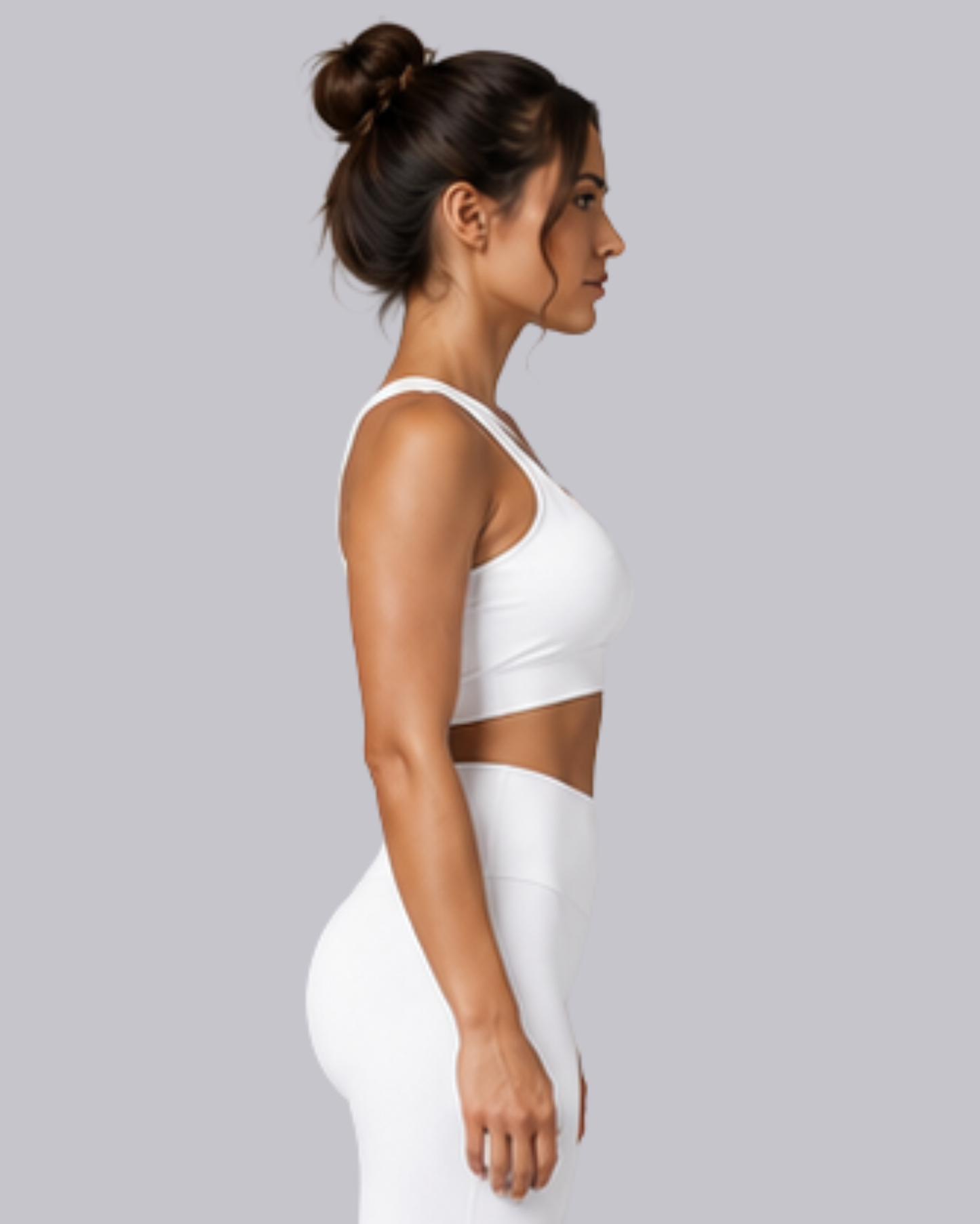 One Shoulder Two straps Crop Top