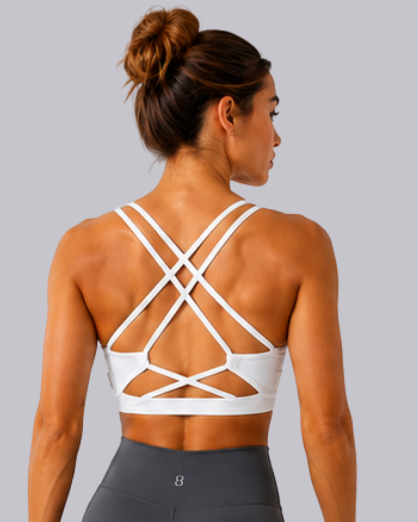 X Back Crop Top