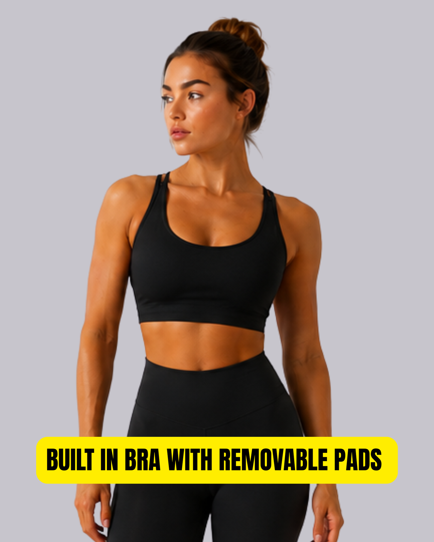 X Back Crop Top