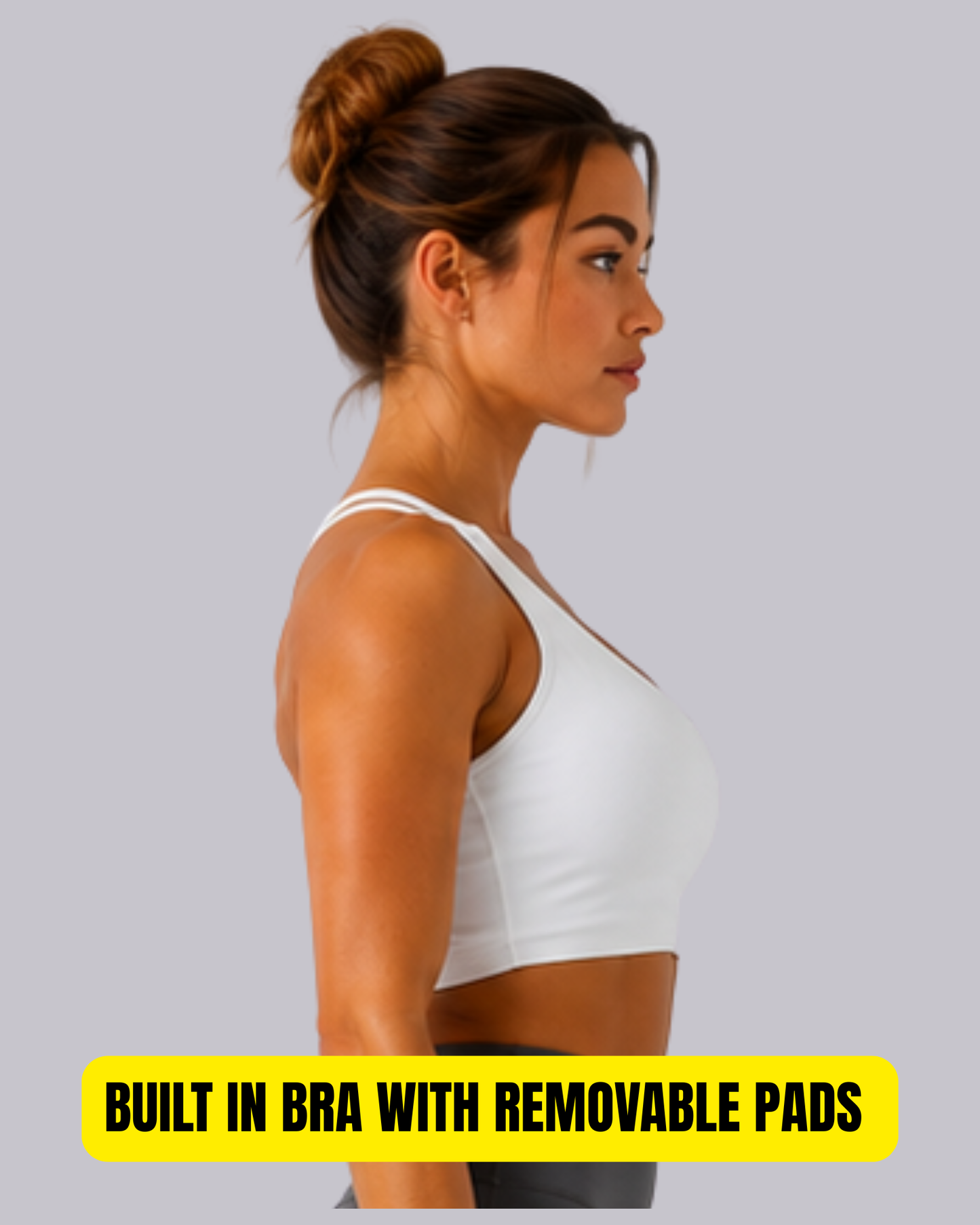 X Back Crop Top
