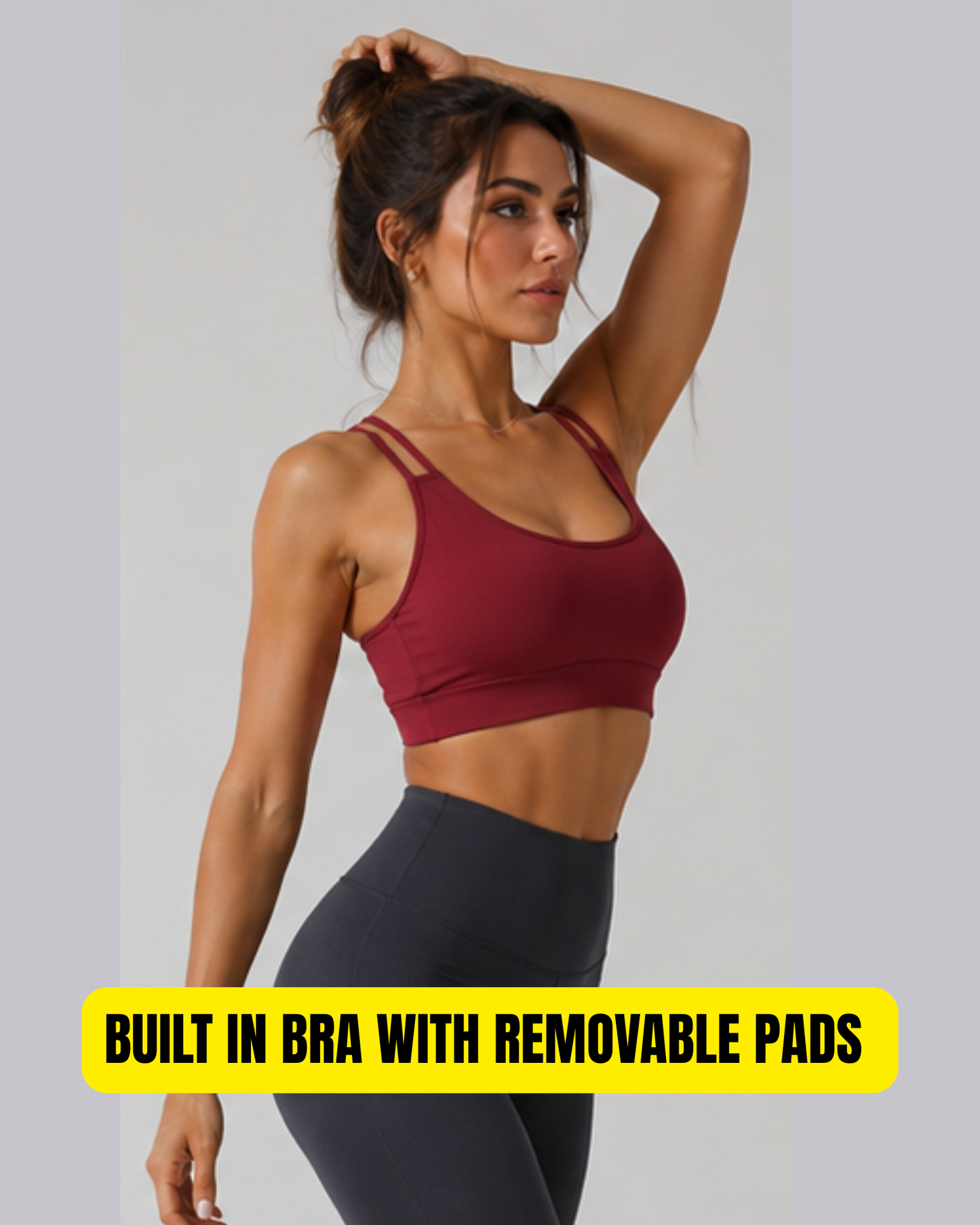 X Back Crop Top