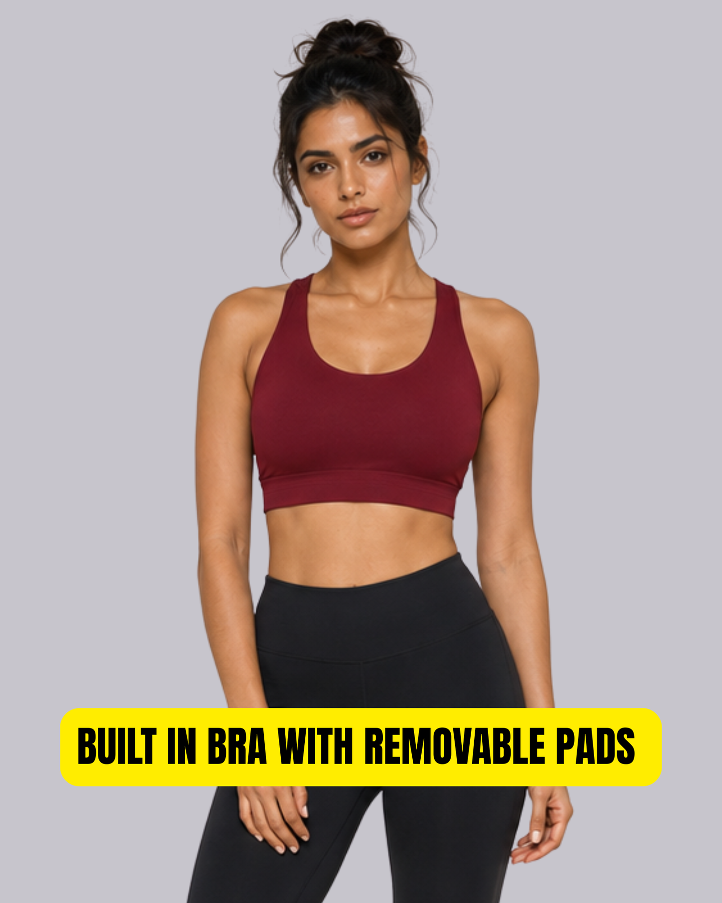 D Back Crop Top