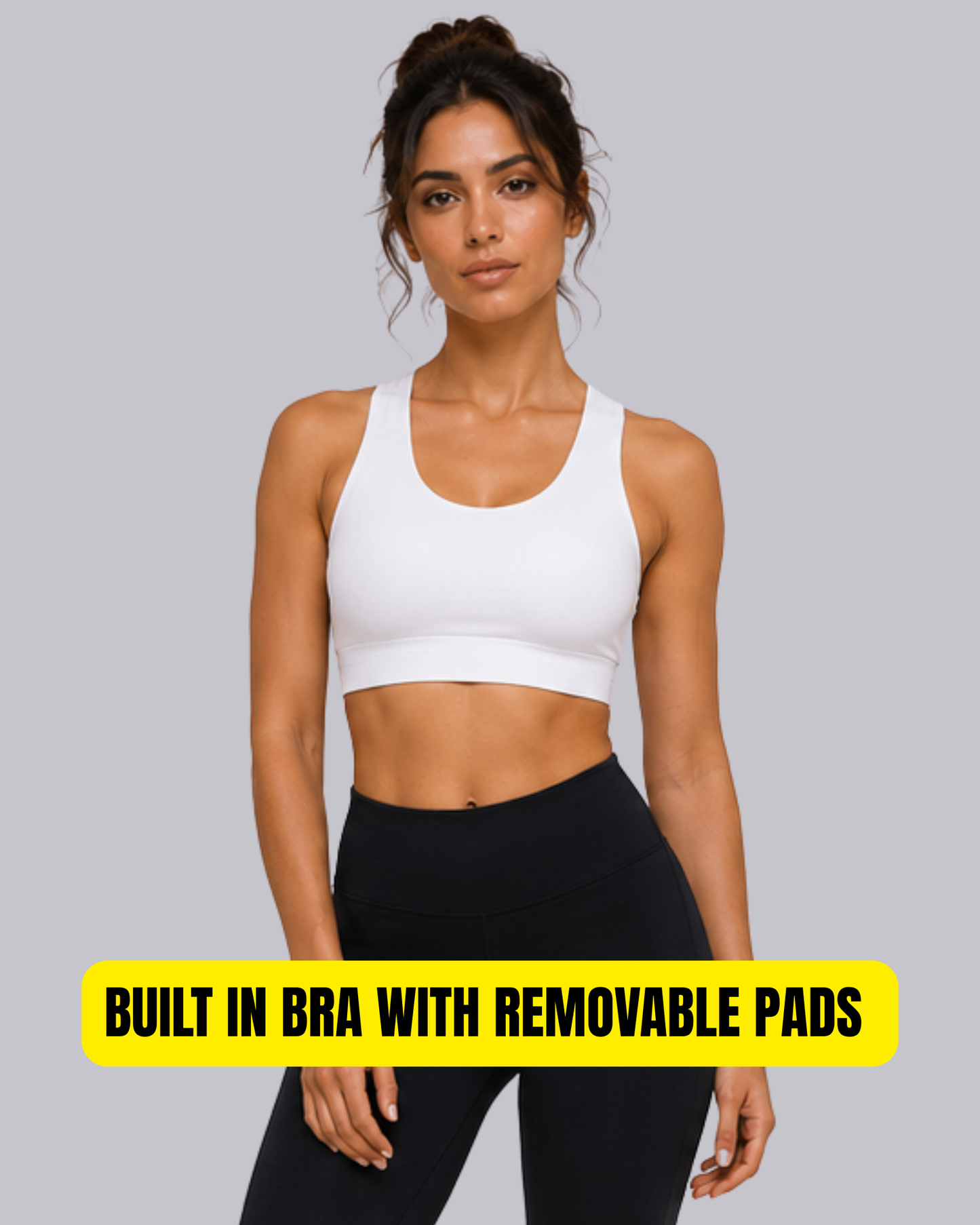 D Back Crop Top