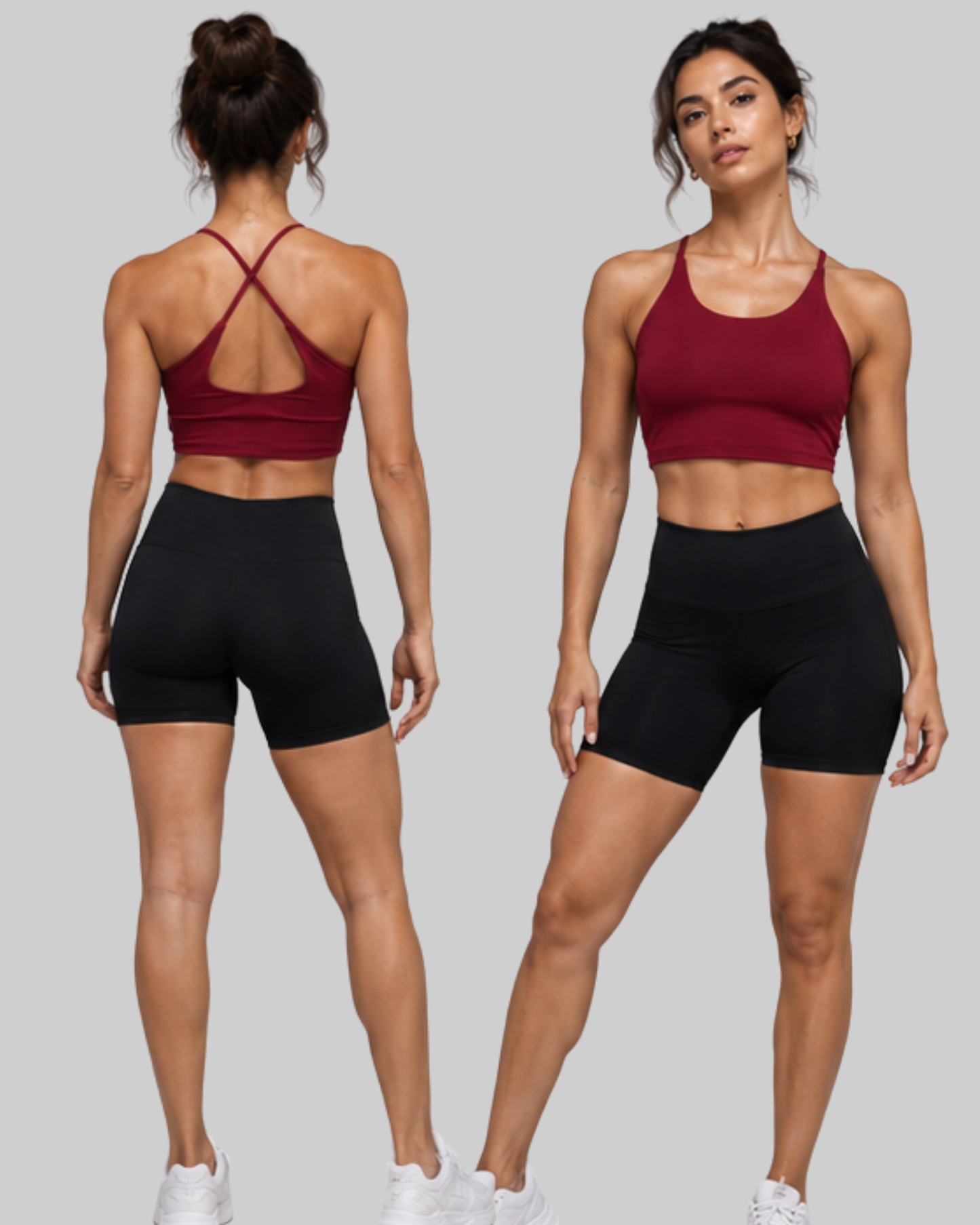 Pettle Back Crop top 101