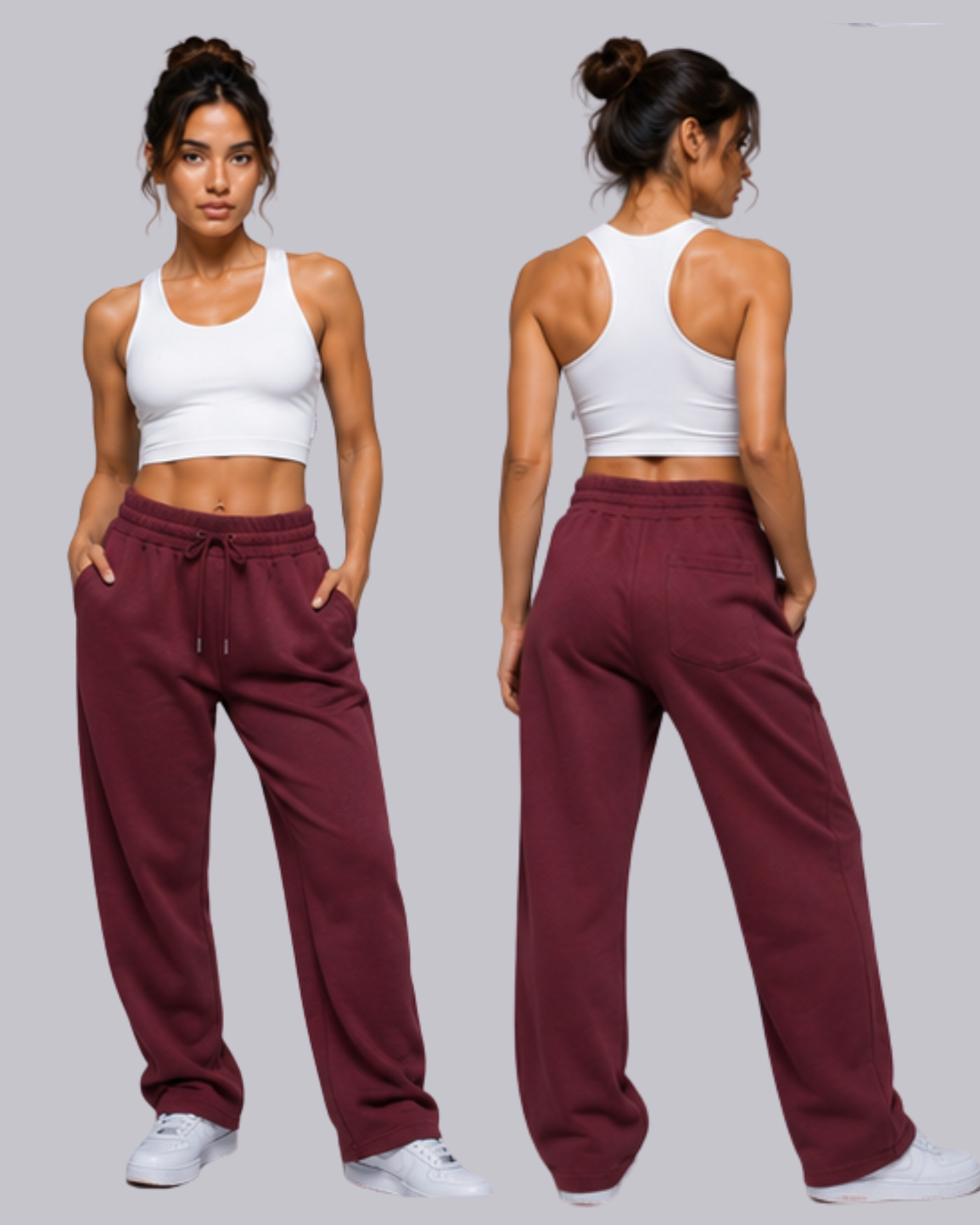 Racer Back Crop Top