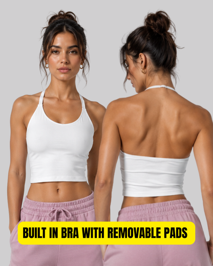 Halter Neck Crop Top