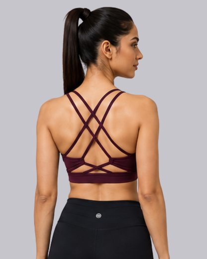 X Back Crop Top